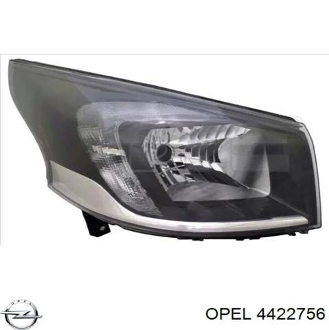 Основна фара - вставка 4422756 OPEL