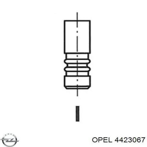 Випускний клапан двигуна 4423067 OPEL