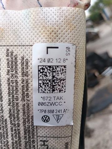 Подушка безпеки AIRBAG спинки сидіння, лівого 7P0880241A VAG