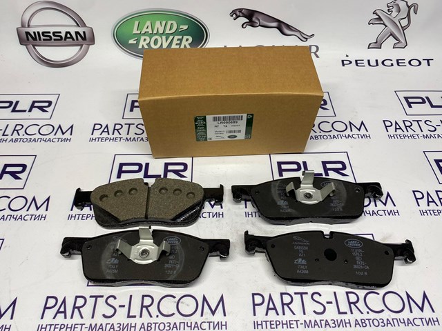 Передні гальмівні колодки LR090689 LAND ROVER