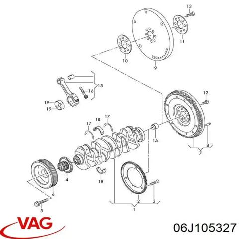Демпферний маховик 06J105327 VAG