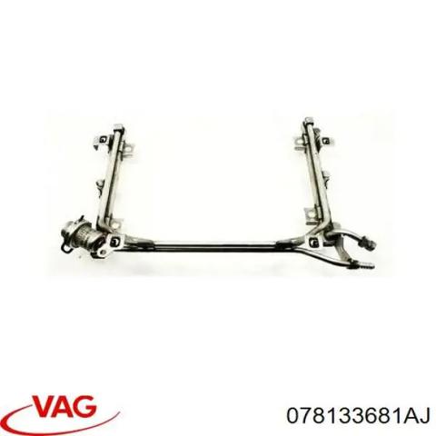 Рампа форсунок системи упорскування палива 078133681AJ VAG