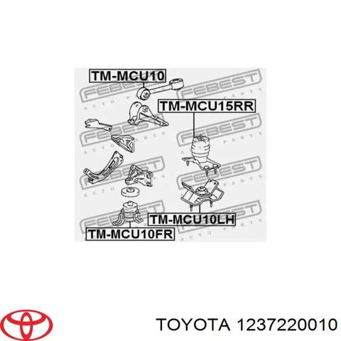 Ліва опора двигуна 1237220010 TOYOTA