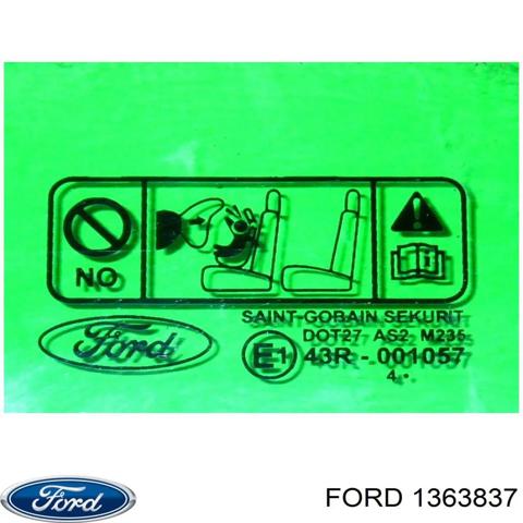 Скло передніх дверей, лівих 1363837 FORD