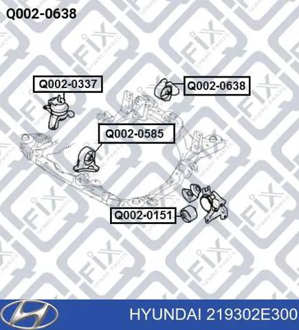 Задня подушка двигуна 219302E300 HYUNDAI