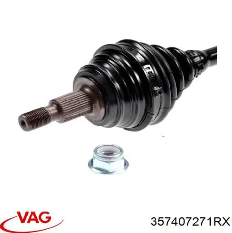 Привід передній лівий 357407271RX VAG