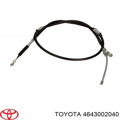 Трос стоянкового гальма задній лівий 4643002040 TOYOTA