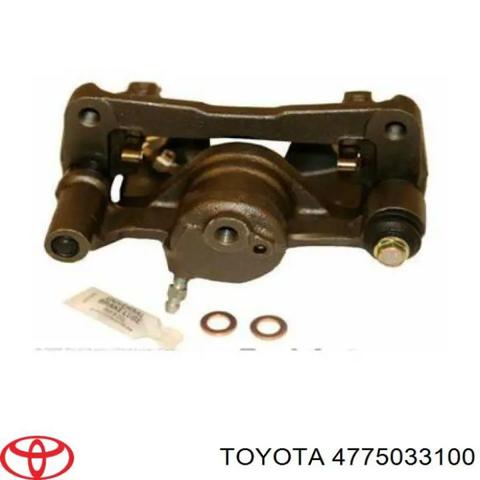 Задній гальмівний супорт лівий 4775033100 TOYOTA