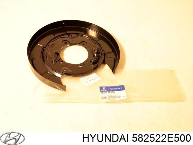 Диск опорний, заднього гальм. барабана, правий 582522E500 HYUNDAI