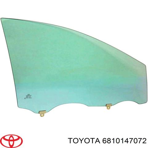 Скло передніх дверей, правих 6810147072 TOYOTA