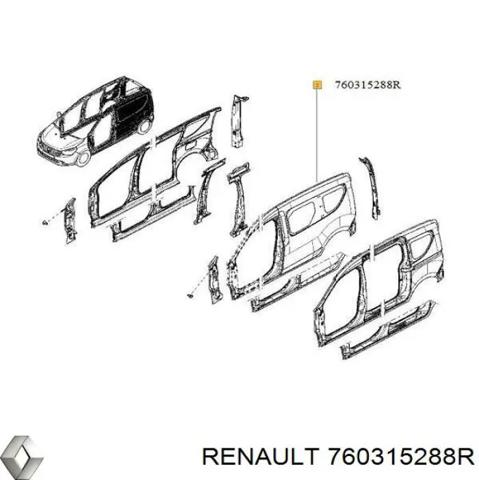 Крило заднє 760315288R RENAULT