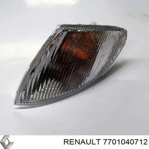 Лівий ліхтар покажчика повороту 7701040712 RENAULT