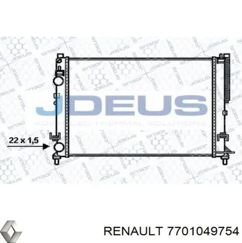 Радіатор водяний 7701049754 RENAULT
