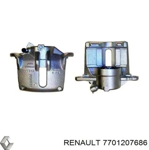 Супорт гальмівний, передній, правий 7701207686 RENAULT