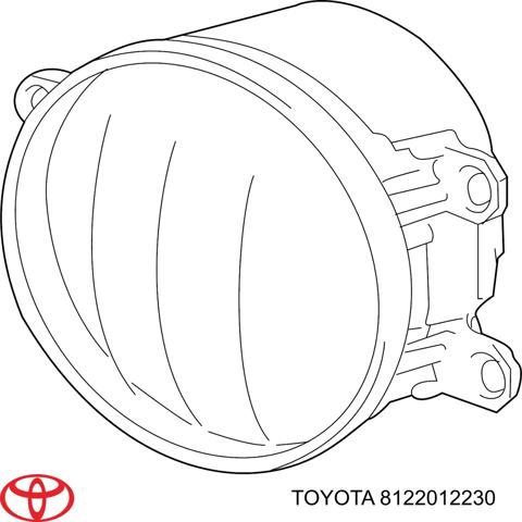 Протитуманка ліва 8122012230 TOYOTA