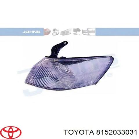 Передній ліхтар покажчика повороту 8152033031 TOYOTA