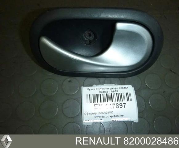 Ручка задніх дверей зовнішня 8200028486 RENAULT
