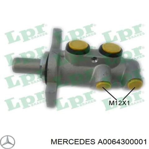 Циліндр головний гальма (Гідротормоз) A0064300001 MERCEDES