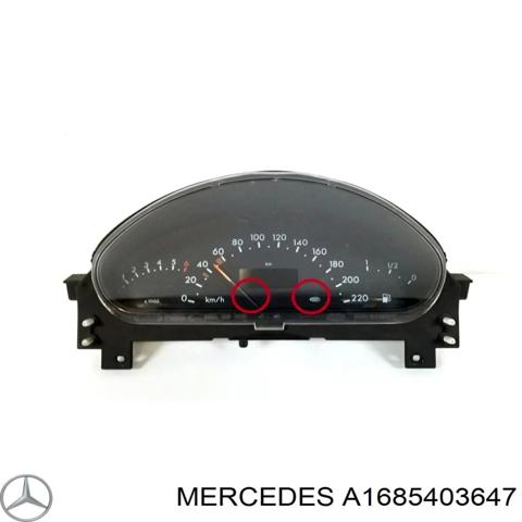 Щиток приладів додатковий A1685403647 MERCEDES