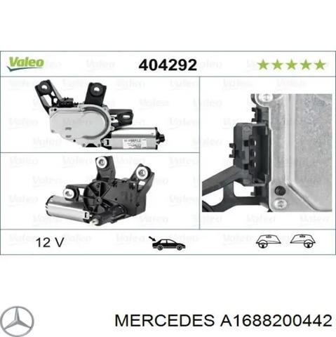 Двигун склоочисника заднього скла A1688200442 MERCEDES