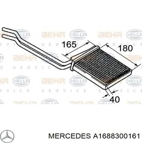 Радіатор обігрівача A1688300161 MERCEDES