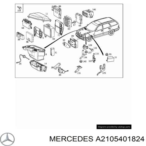 Корпус блока запобіжників A2105401824 MERCEDES