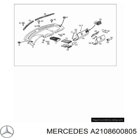 Установка подушки безпеки пасажира A2108600805 MERCEDES