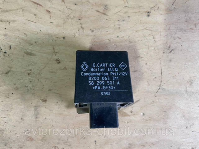 Блок керування центральним замком 8200063311 RENAULT