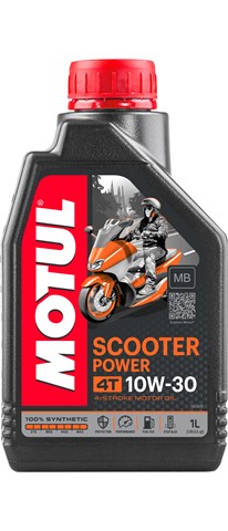 Масло моторное "scooter power 4t 10w-30", 1л 105936
