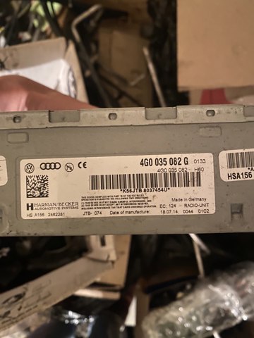 Магнітола 4G0035082G VAG