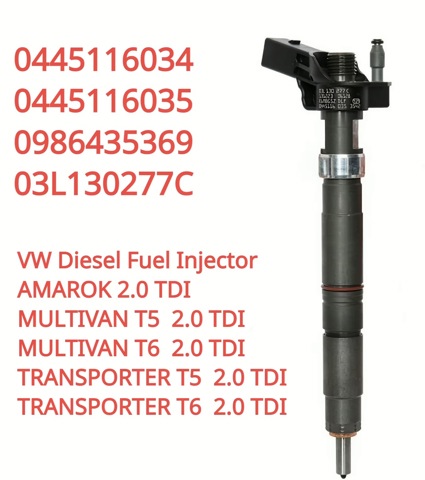 Форсунка дизельна в зборі, розпилювач + тримач 03L130277C VAG