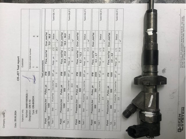 Форсунка інжектора 0445110038 BOSCH