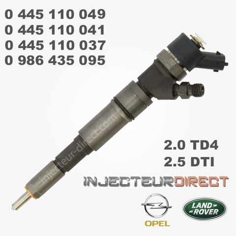 Форсунка дизельна в зборі, розпилювач + тримач 0445110049 LAND ROVER