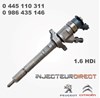 Форсунки електромагнітні 0445110311 PEUGEOT