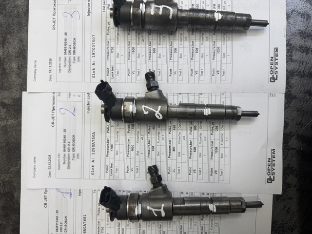 Форсунка дизельна в зборі, розпилювач + тримач 0445110340 PEUGEOT