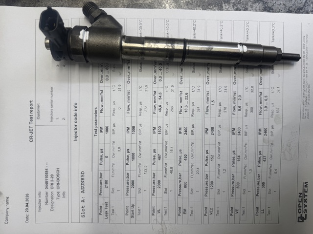 Форсунка вприску палива 0445110584 BOSCH