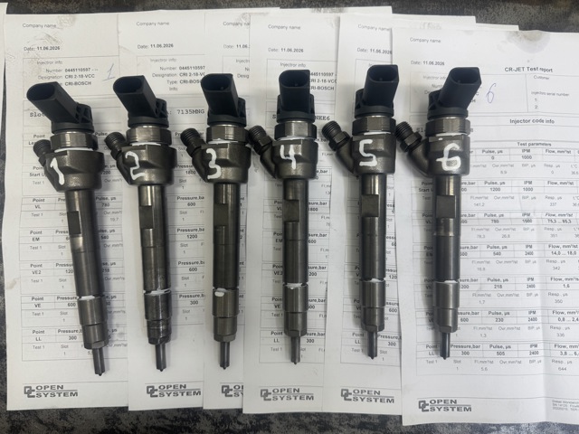 Форсунки електромагнітні 0445110597 BOSCH