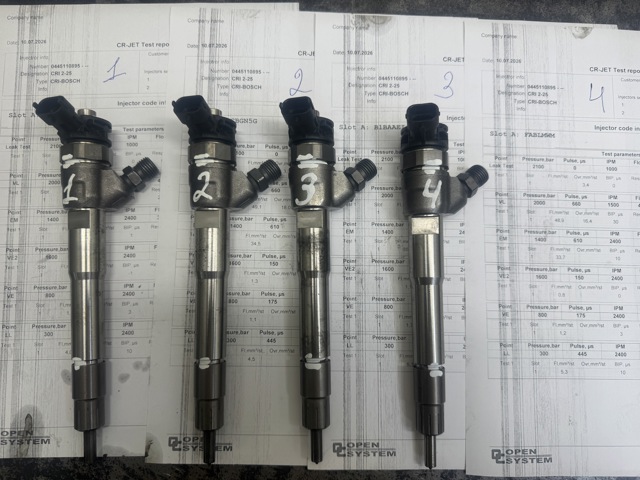 Форсунки електромагнітні 0445110895 MERCEDES