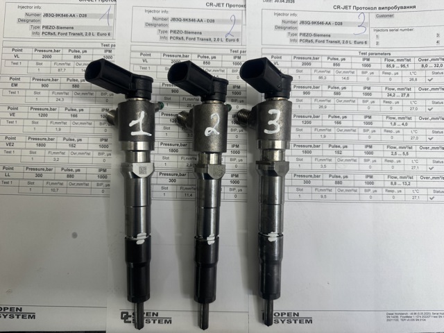 Форсунки електромагнітні JB3Q9K546AA FORD