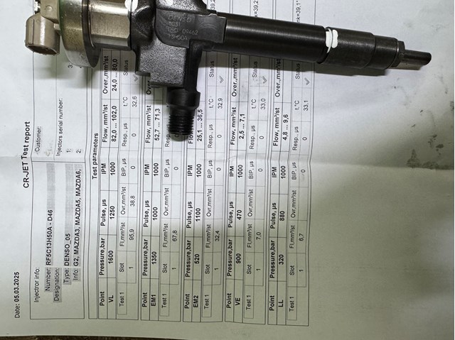 Форсунка паливна RF5C13H50A DENSO