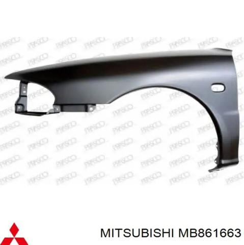 Переднє ліве крило MB861663 MITSUBISHI