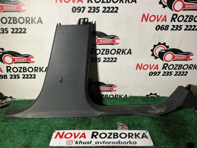 Обшивка стійки кузова внутрішньої, середня нижня права 3T0853370B VAG