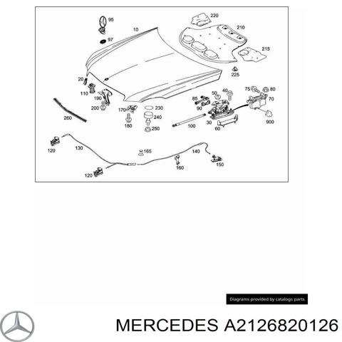 Шумка капота A2126820126 MERCEDES