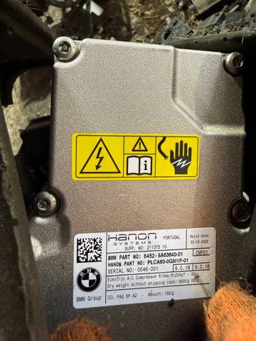 Компресор кондиціонера 64525A63640 BMW