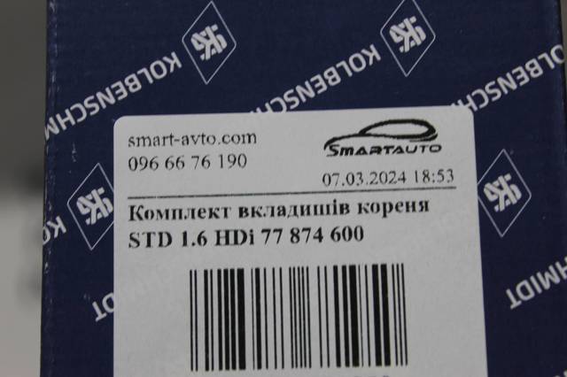 Підшипник ковзання клонували 77874600 KOLBENSCHMIDT