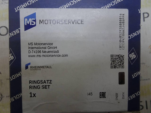 Комплект поршневих кілець на 1 циліндр, STD. 800072010000 KOLBENSCHMIDT
