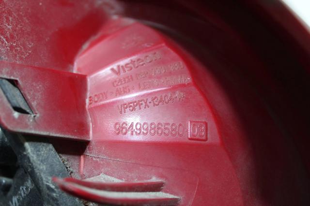 Ліхтар задній правий 9649986580 PEUGEOT
