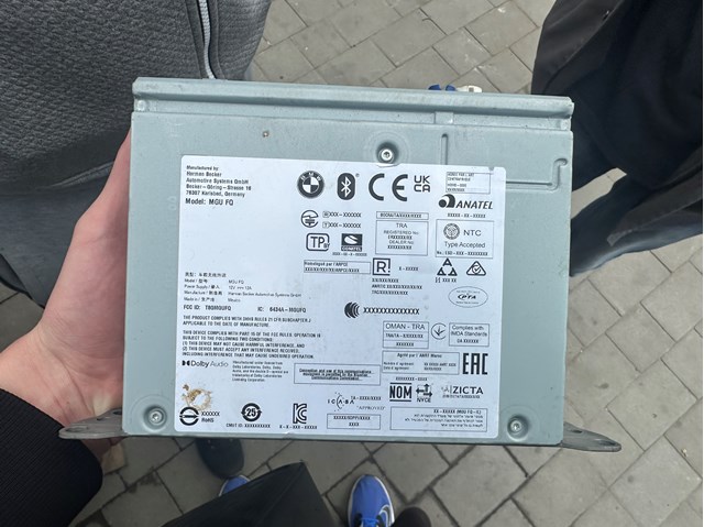 Магнітола 65125A69496 BMW