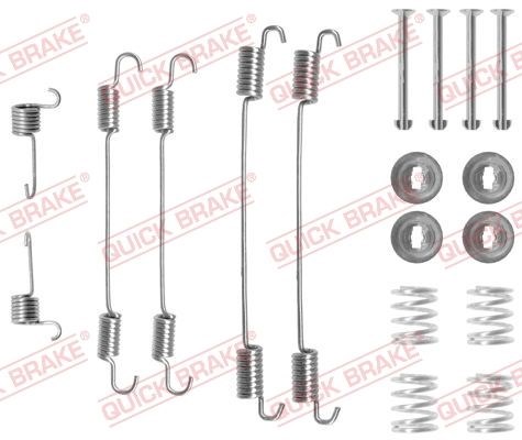105-0750 quick brake комплект пружинок колодок ручника renault kangoo 1.5dci/1.6 97- (bosch) 105-0750