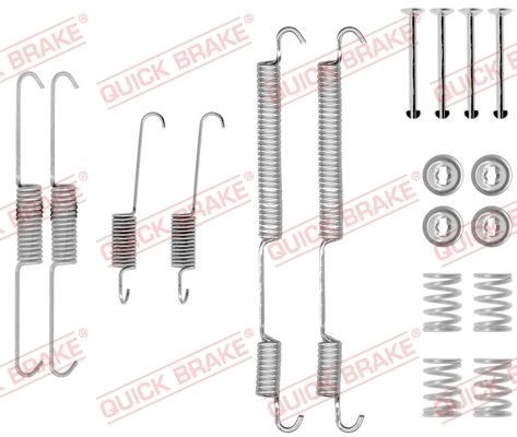 105-0753 quick brake комплект пружинок колодок ручника fiat ducato 94- (250x56) (bendix) 105-0753